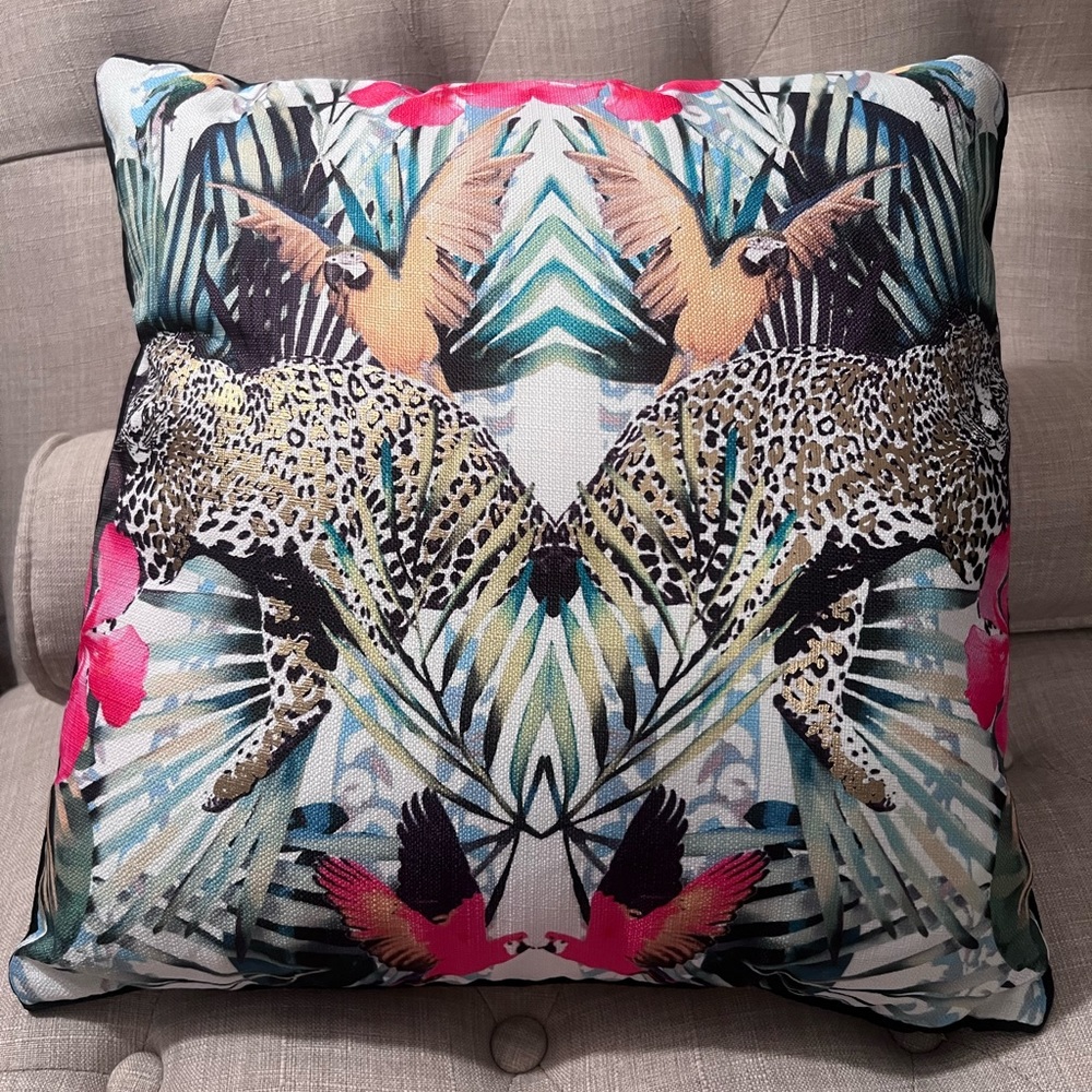 Tropical Rainforest Animal Pillow